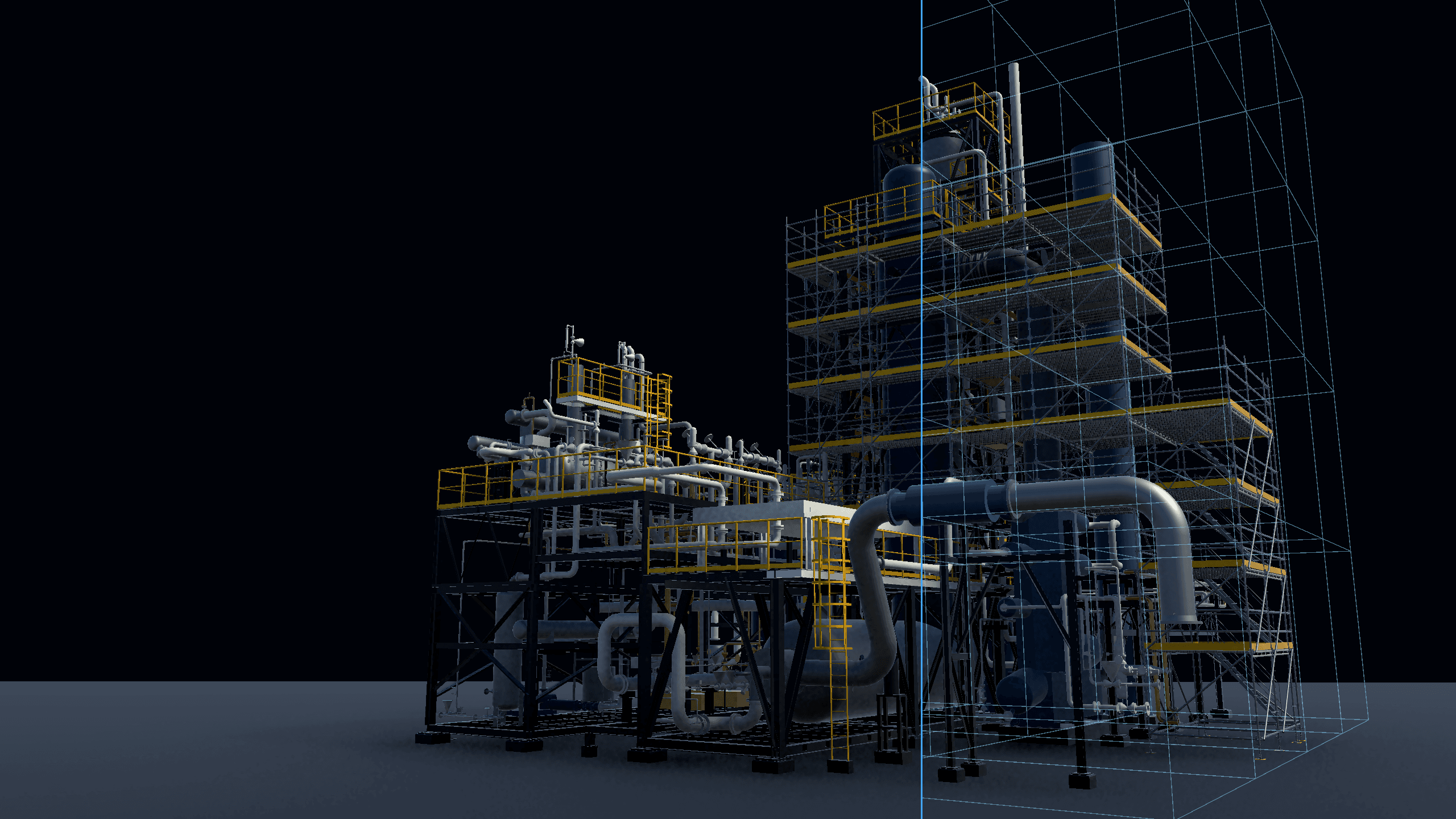 Mesh Engine Unity editor workflow for partitioning and LOD generation