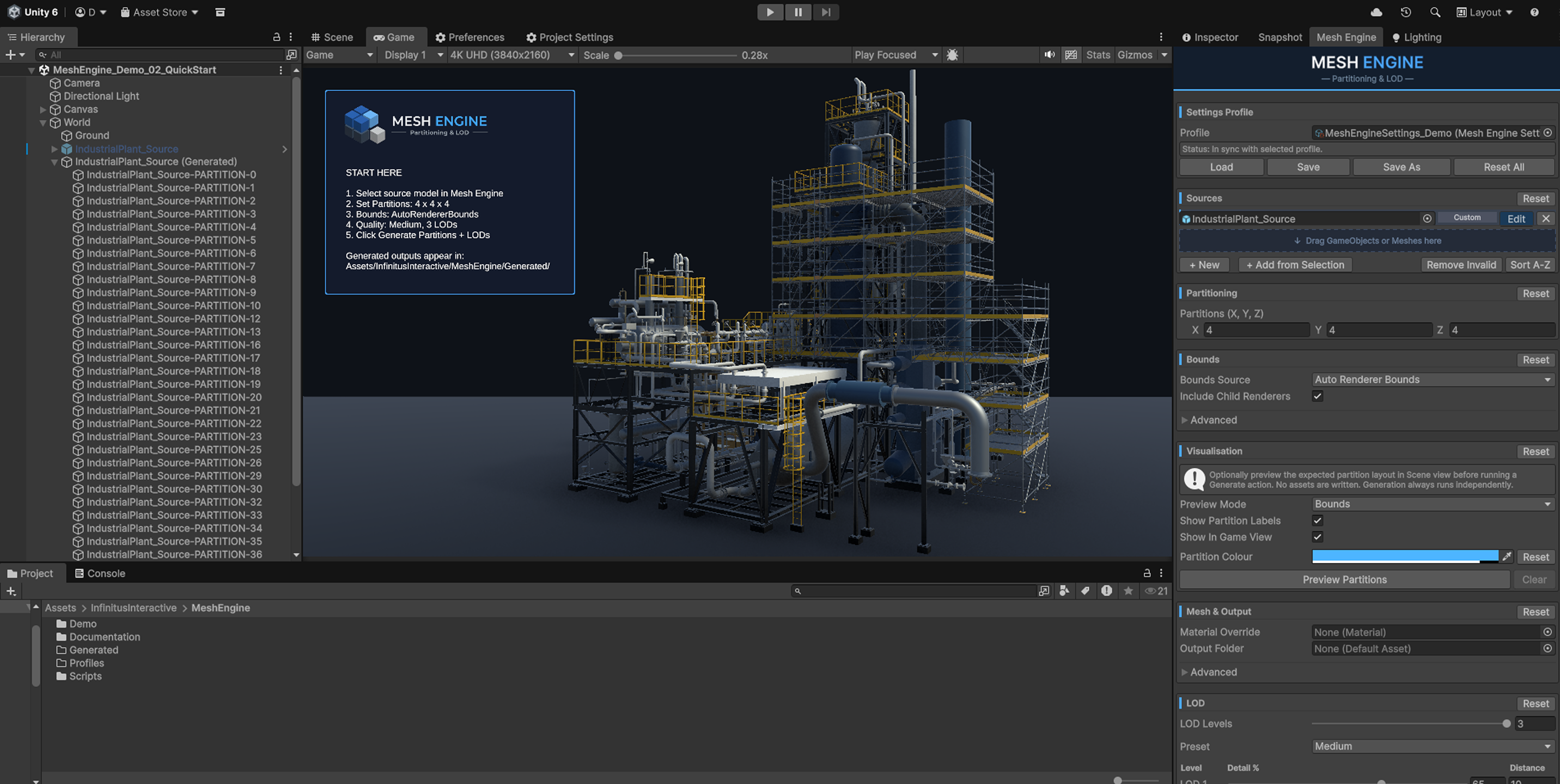 Mesh Engine quickstart